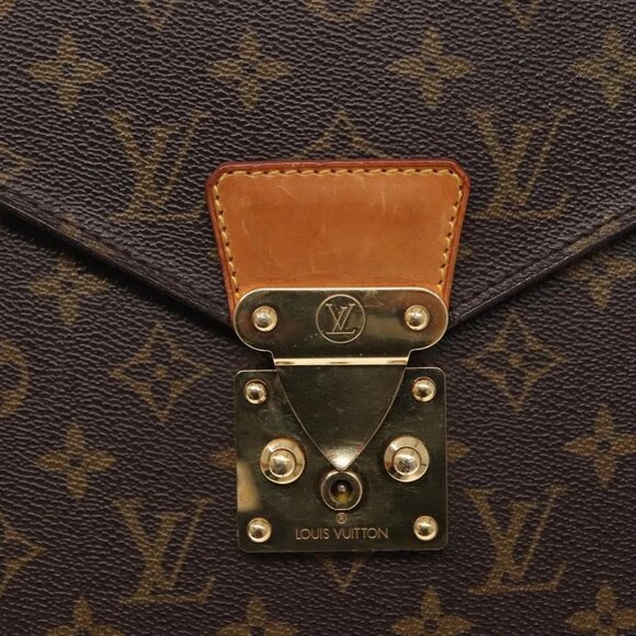 LOUIS VUITTON Monogram Serviette Conseiller Briefcase M53331 LV Auth BA5400 - Picture 10 of 16